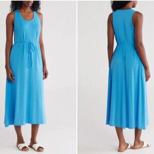 NEW Eileen Fisher Racerback Jersey Tank Dress CALYPSO, Size Medium